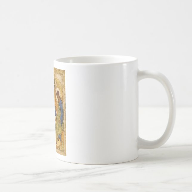 Holy Trinity Icon Rublev Byzantine Catholic Gift Coffee Mug (Right)