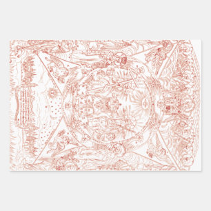 Holy Trinity in Glory Wrapping Paper Sheet