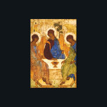 Holy Trinity Rublev Russian Icon Orthodox Art Canvas Print<br><div class="desc">Holy Trinity Icon by Rublev Orthodox Byzantine Art Canvas Print - prints on various materials. Use this to brighten up your home. Also buy this artwork on phone cases, apparel, stickers, mugs and more - on throw pillows - prints device sleeves, t-shirts, leggins, clothing. Poster and Art Print on clothing...</div>