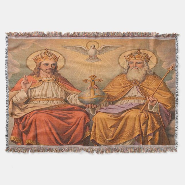 Holy Trinity Throw Blanket (Front)