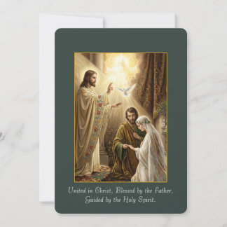 Holy Trinity Wedding Invitation