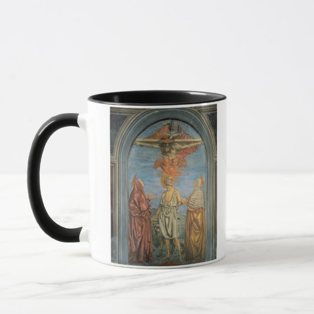 Holy Trinity with St. Jerome (fresco) Mug (Left)
