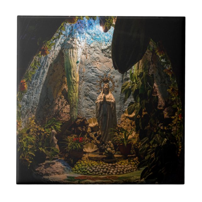 Holy Virgin Mary Grotto Tile (Front)