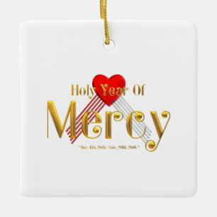 Holy Year of Mercy Ceramic Tree Decoration