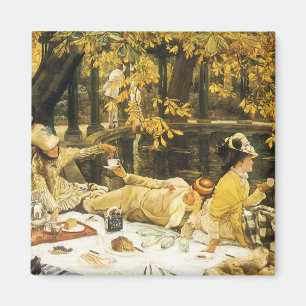 Holyday, the Picnic by James Tissot, Victorian Art Magnet