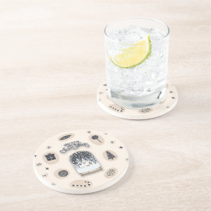 holydays_2_a bright Christmas_2 sandstone Coaster