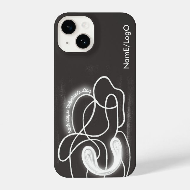 holydays_4_sweet valentine iPhone case (Back)