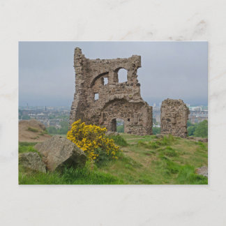 Holyrood Park Chapel Ruins, Edinburgh, Scotland Postcard