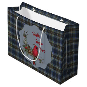 Holyrood Scottish Clan Tartan Cardinal Large Gift Bag