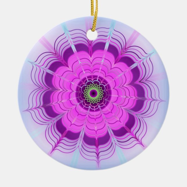 HolyWords13 Ceramic Tree Decoration (Front)