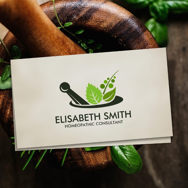 Homaeopathy - Herbal Medicine Business Card (Creator Uploaded)