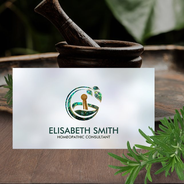 Homaeopathy - Herbal Medicine -naturopath Business Card (Creator Uploaded)