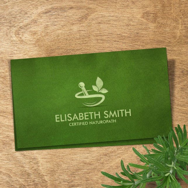 Homaeopathy - Herbal Medicine Professional  Business Card (Creator Uploaded)