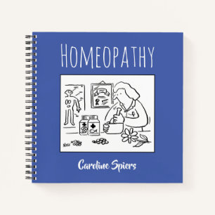 Homaeopathy Notes Record with Recipient's Name Notebook