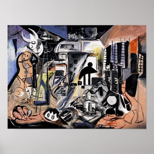 Homage Cubism POSTER / DESIGN by VinnyFish (Front)