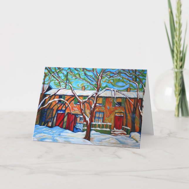 Homage To Lawren Harris Greeting Card (Front)