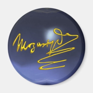 HOMAGE TO MOZART,blue topaz Magnet
