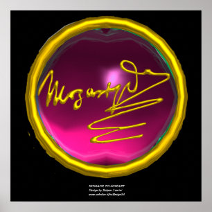 HOMAGE TO MOZART, Pink Amethyst colossal size Poster