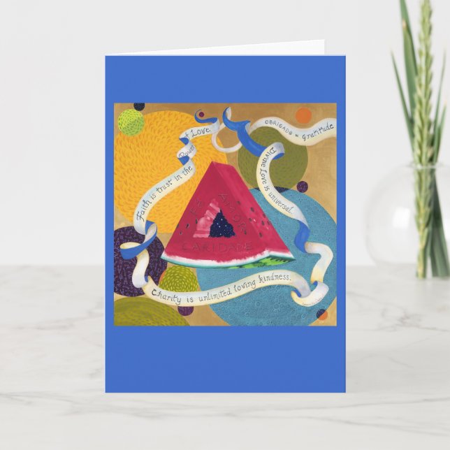 Homage to the Prayer Triangle CARD (Front)