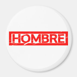 Hombre Stamp Magnet