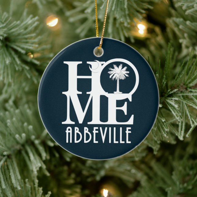 HOME Abbeville South Carolina Ceramic Tree Decoration (Tree)