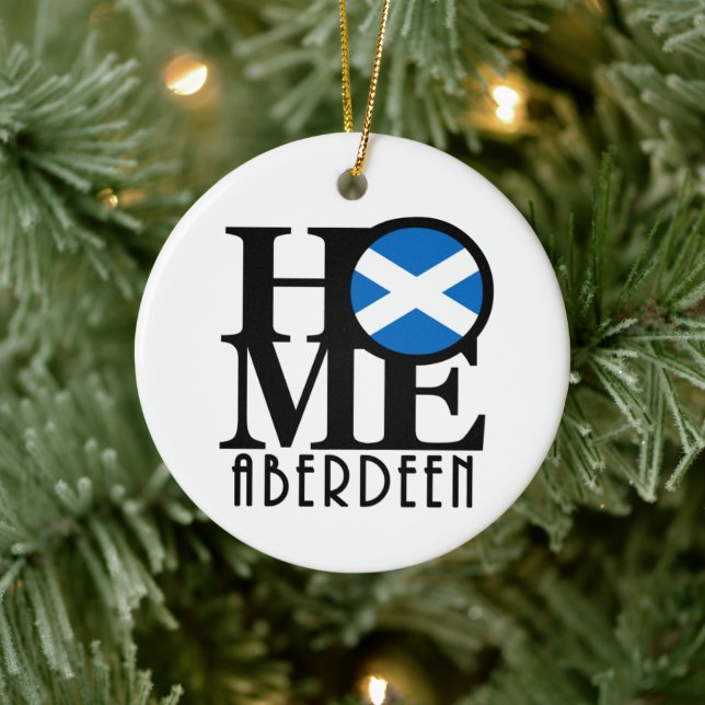 HOME Aberdeen Scotland Ceramic Tree Decoration (Tree)