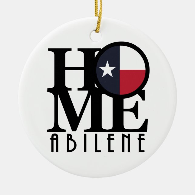 HOME Abilene Ceramic Tree Decoration (Front)