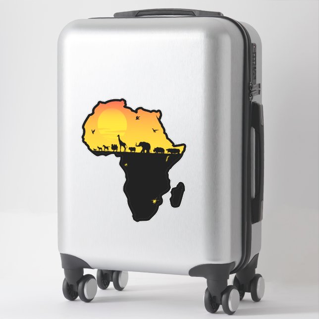 Home - Africa Sticker (Suitcase)
