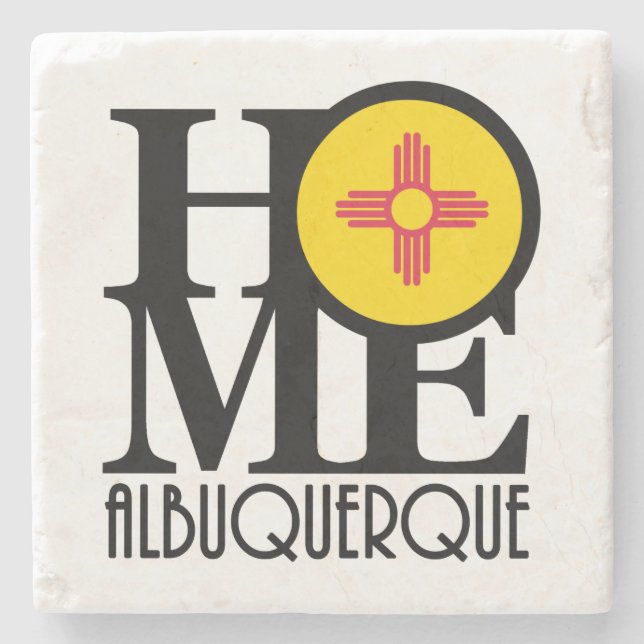 HOME Albuquerque Stone Coaster (Front)