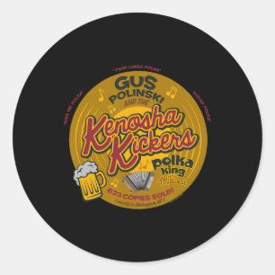 Home Alone Christmas Gus Polinski Kenosha Kickers Classic Round Sticker
