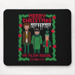 Home Alone Merry Christmas Ya Wet Ndits Ugly Sweat Mouse Pad