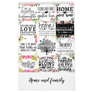 Home and family calendar