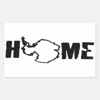 Home - Antarctica Rectangular Sticker