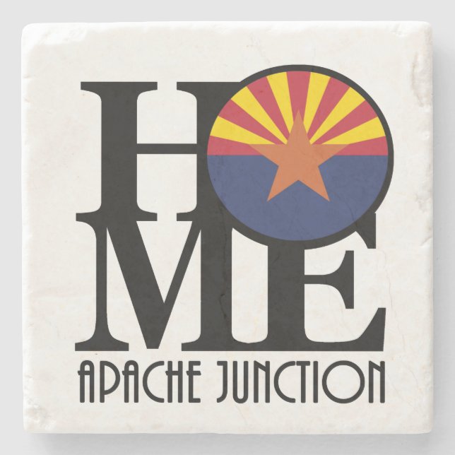 HOME Apache Junction  Arizona Stone Coaster (Front)