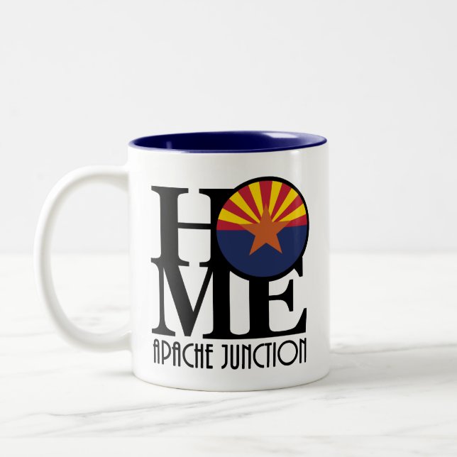 HOME Apache Junction Two-Tone Coffee Mug (Left)