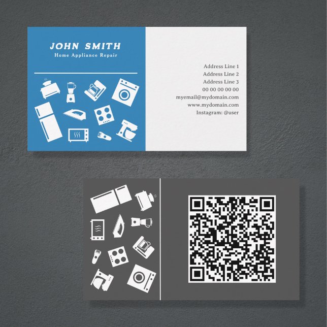 Home Appliance Repair Business Card (Home Appliance Repair Business Card)