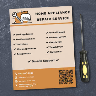 Home Appliance Repair Service Flyer