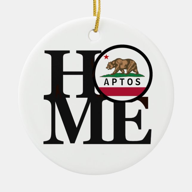 HOME Aptos CA Ceramic Tree Decoration (Front)