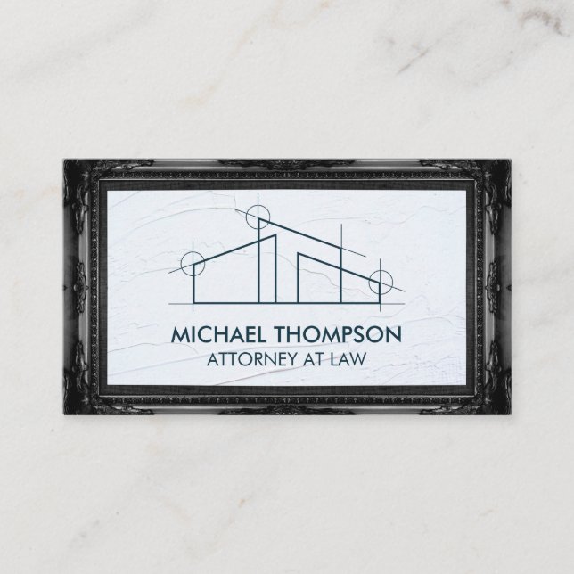 Home Architect Logo Business Card (Front)