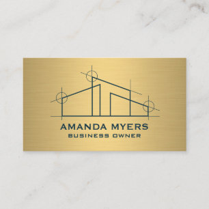 Home Architect Logo Business Card
