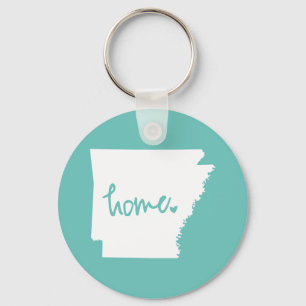 Home Arkansas Custom Colour Key Ring