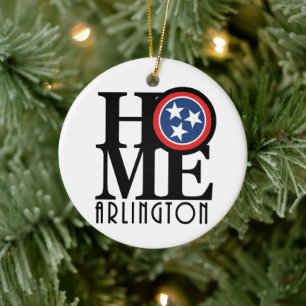 HOME Arlington Tennessee Ceramic Tree Decoration