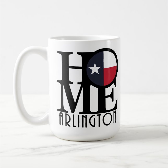 HOME Arlington TX 15oz Coffee Mug (Left)
