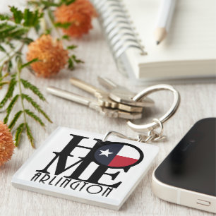 HOME Arlington TX Key Ring
