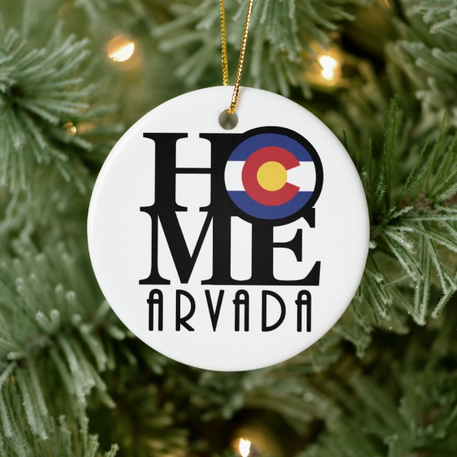HOME Arvada Colorado Ceramic Tree Decoration (Tree)