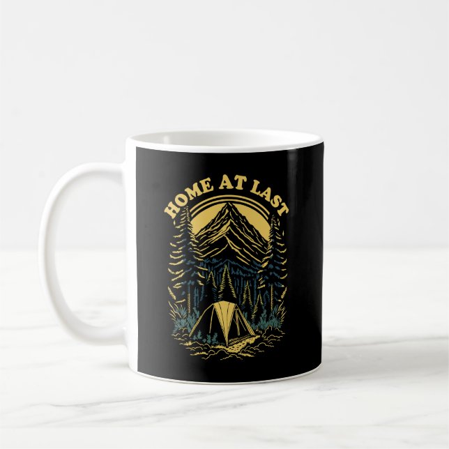 Home At Last - Camping Coffee Mug (Left)
