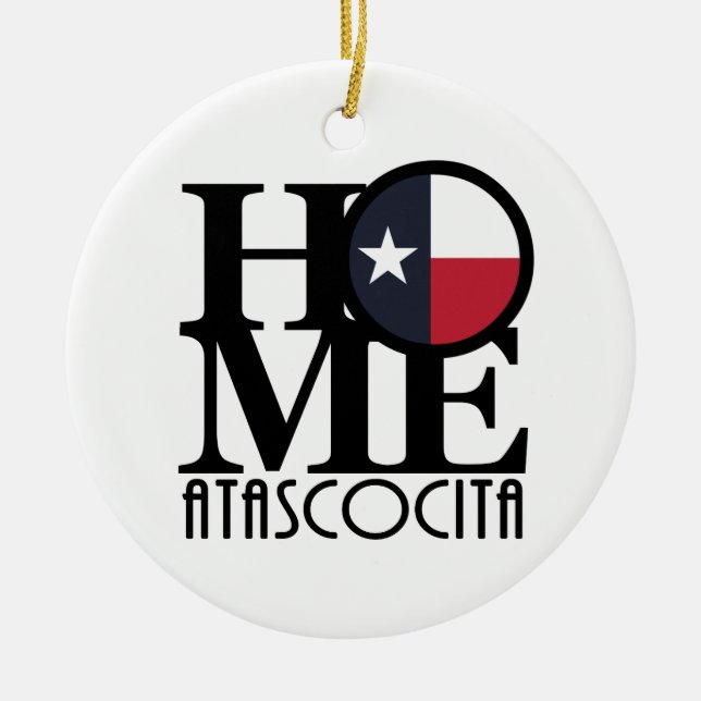 HOME Atascocita Ceramic Tree Decoration (Front)