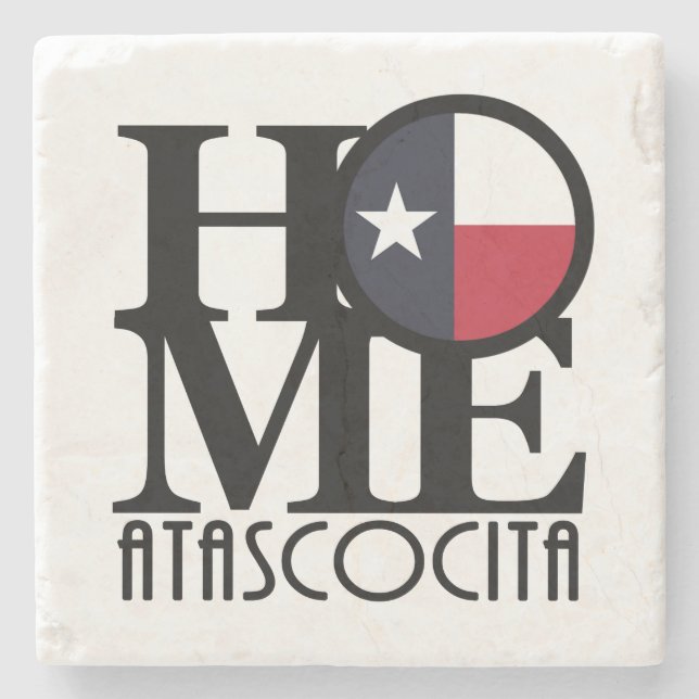 HOME Atascocita, TX Stone Coaster (Front)