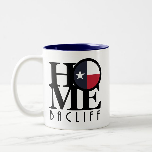 HOME Bacliff Texas Two-Tone Coffee Mug (Left)