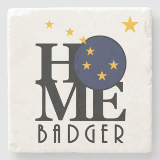 HOME Badger Alaska Stone Coaster